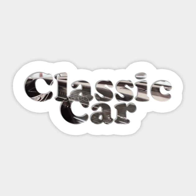 Classic Car Sticker by afternoontees